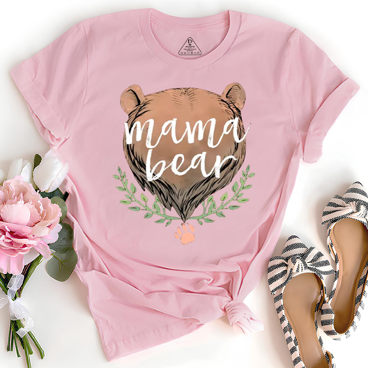 Mama Bear Title Grass Mom Shirt