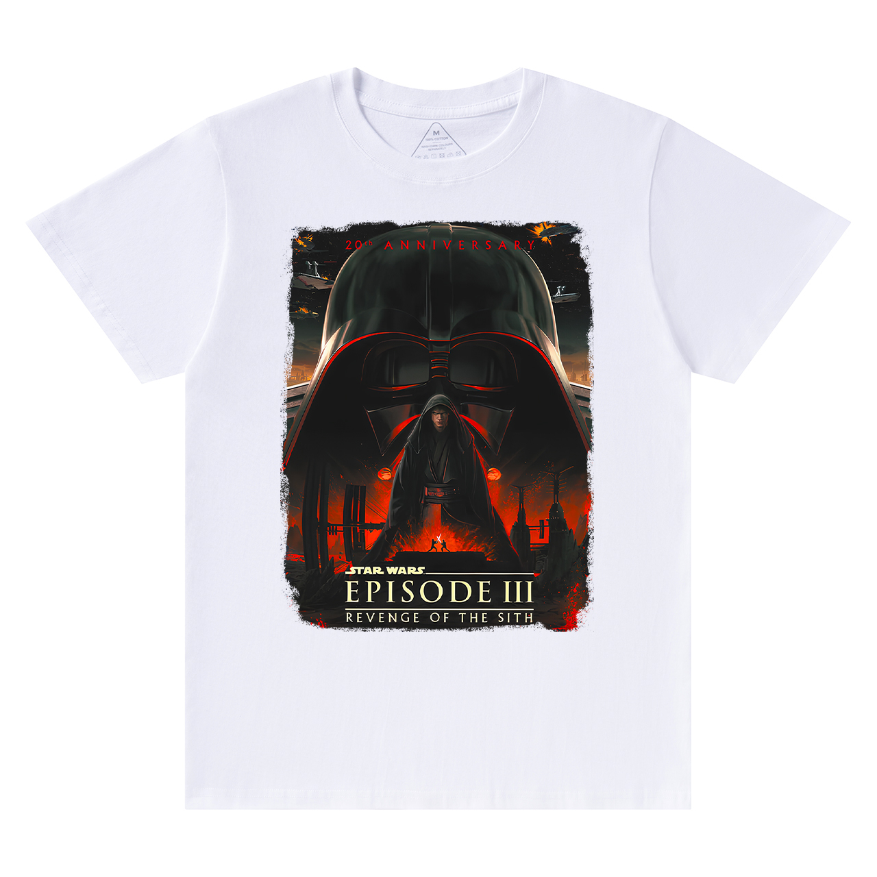 SW Darth Vader Big Face Dad T-shirt