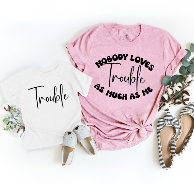 Trouble Maker Mom&Me Matching Tees