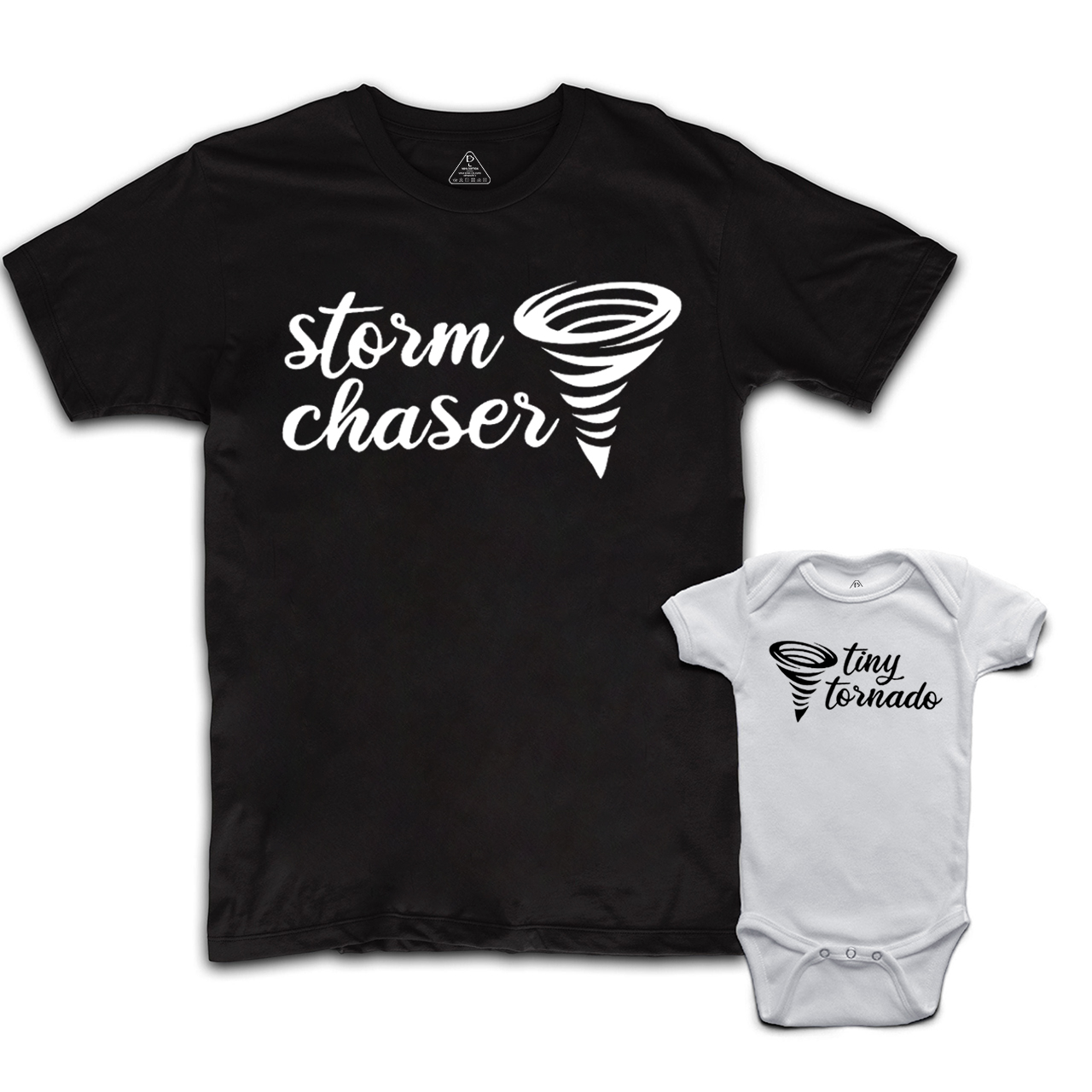 Storm Chaser Tiny Tornado Dad&Me Matching Shirts