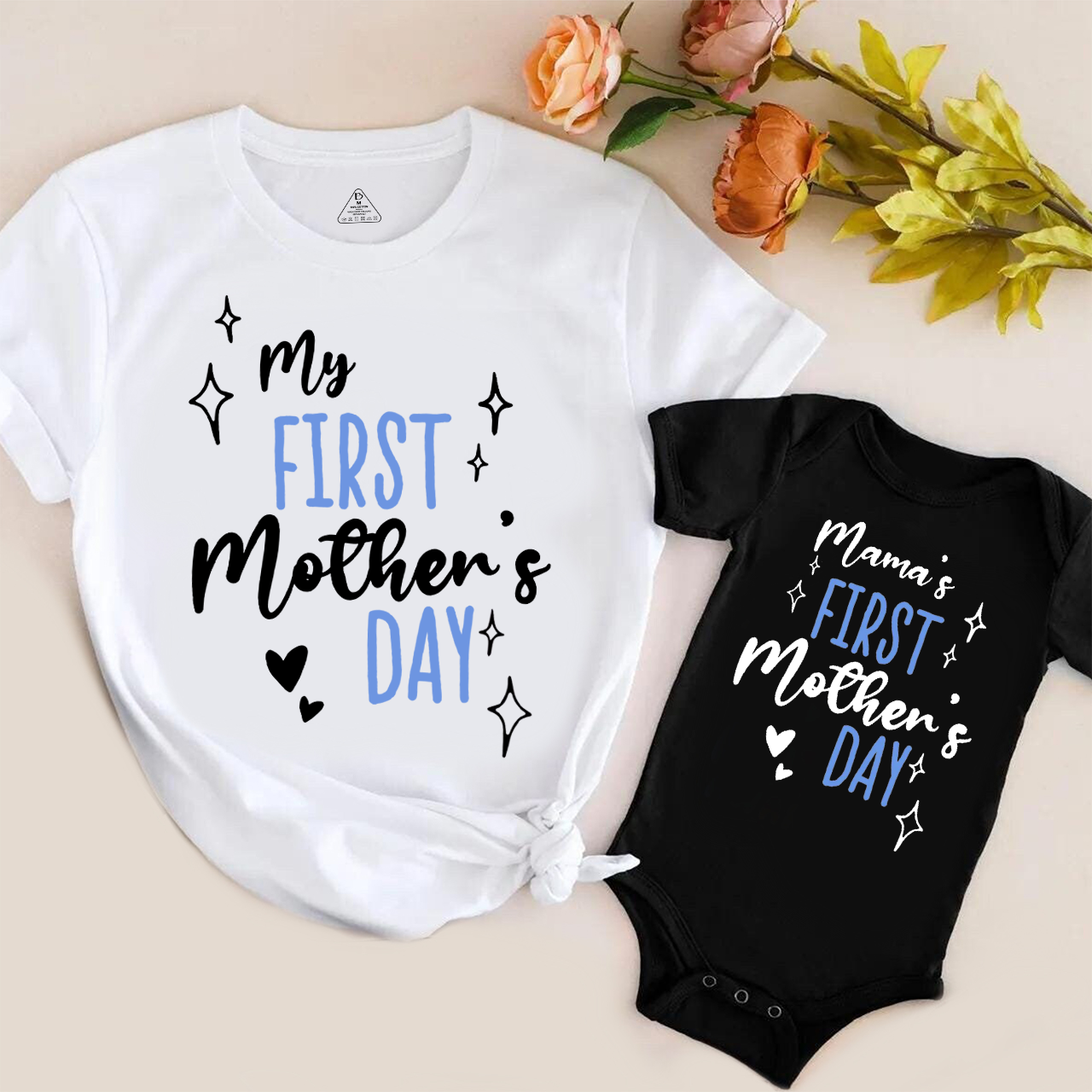 Mama's First Mother's Day Mom&Me Matching Tees