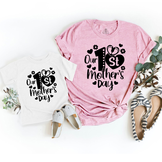 Our First Mother's Day Mom&Me Matching Tees