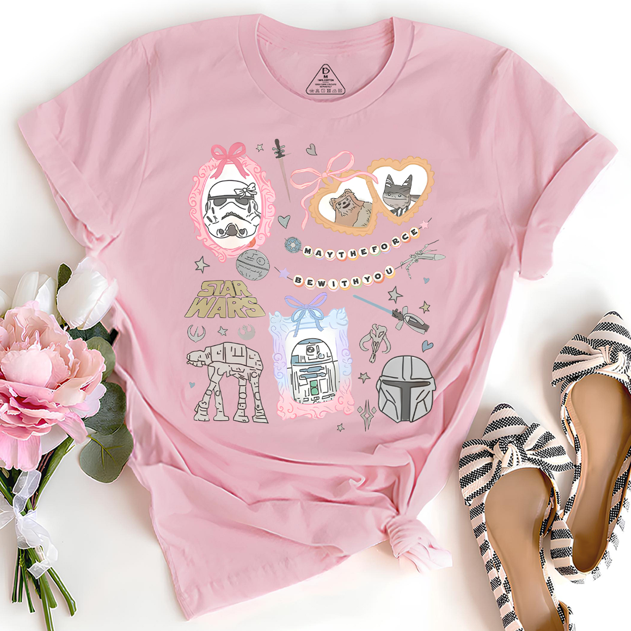Retro Coquette Bow Mama T-Shirts