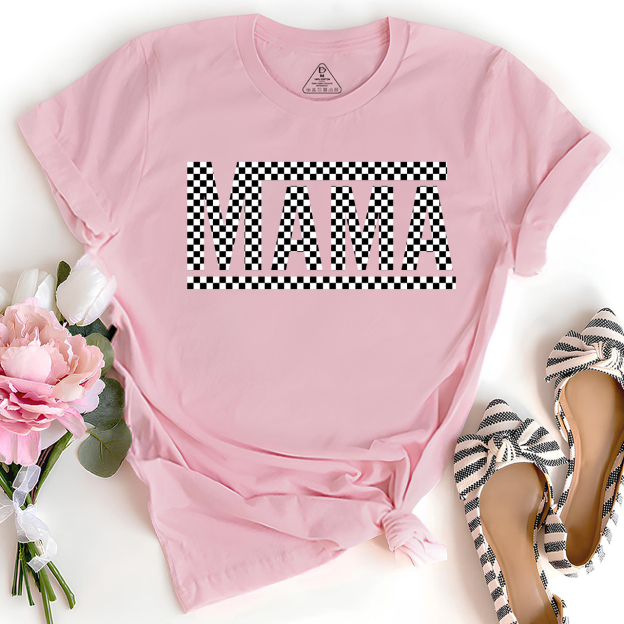 Checkered Mama Retro Shirt