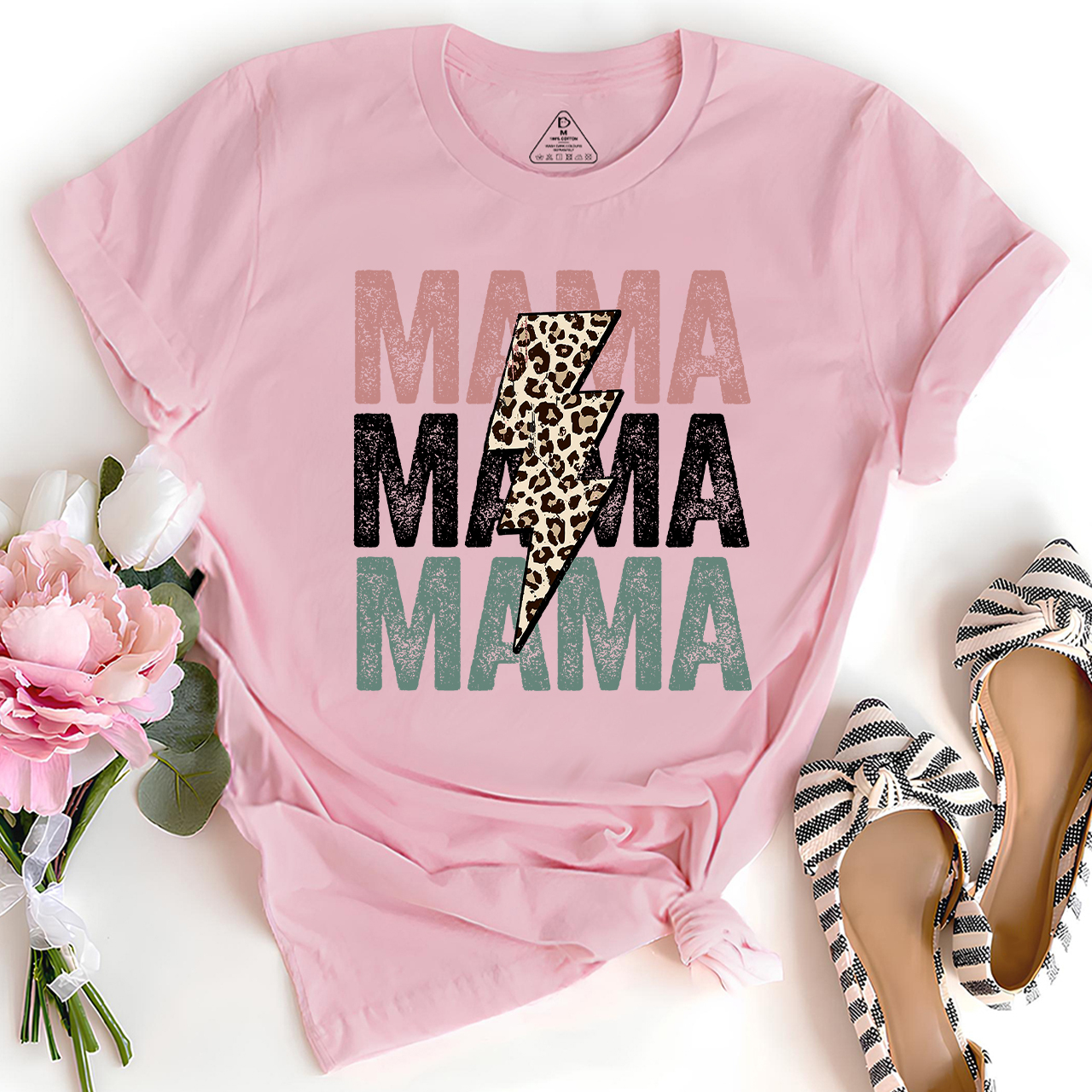 Retro Vintage Leopard Mama Shirt