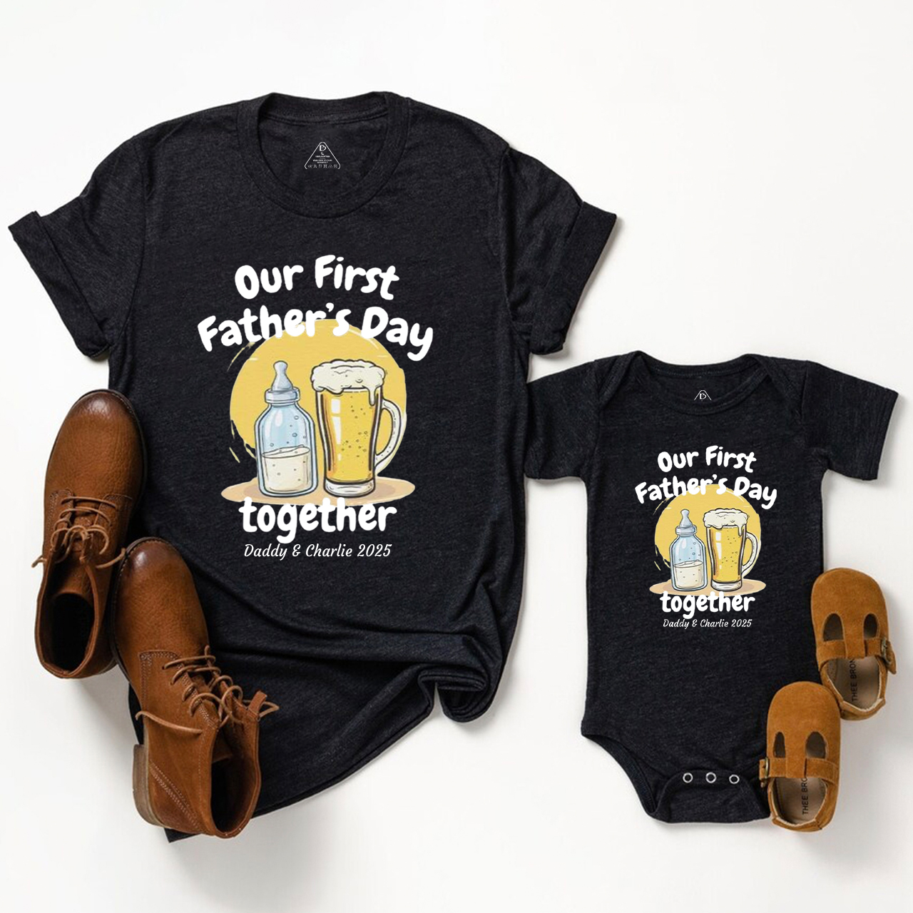 First Father's Day Dad&Me Matching Shirts