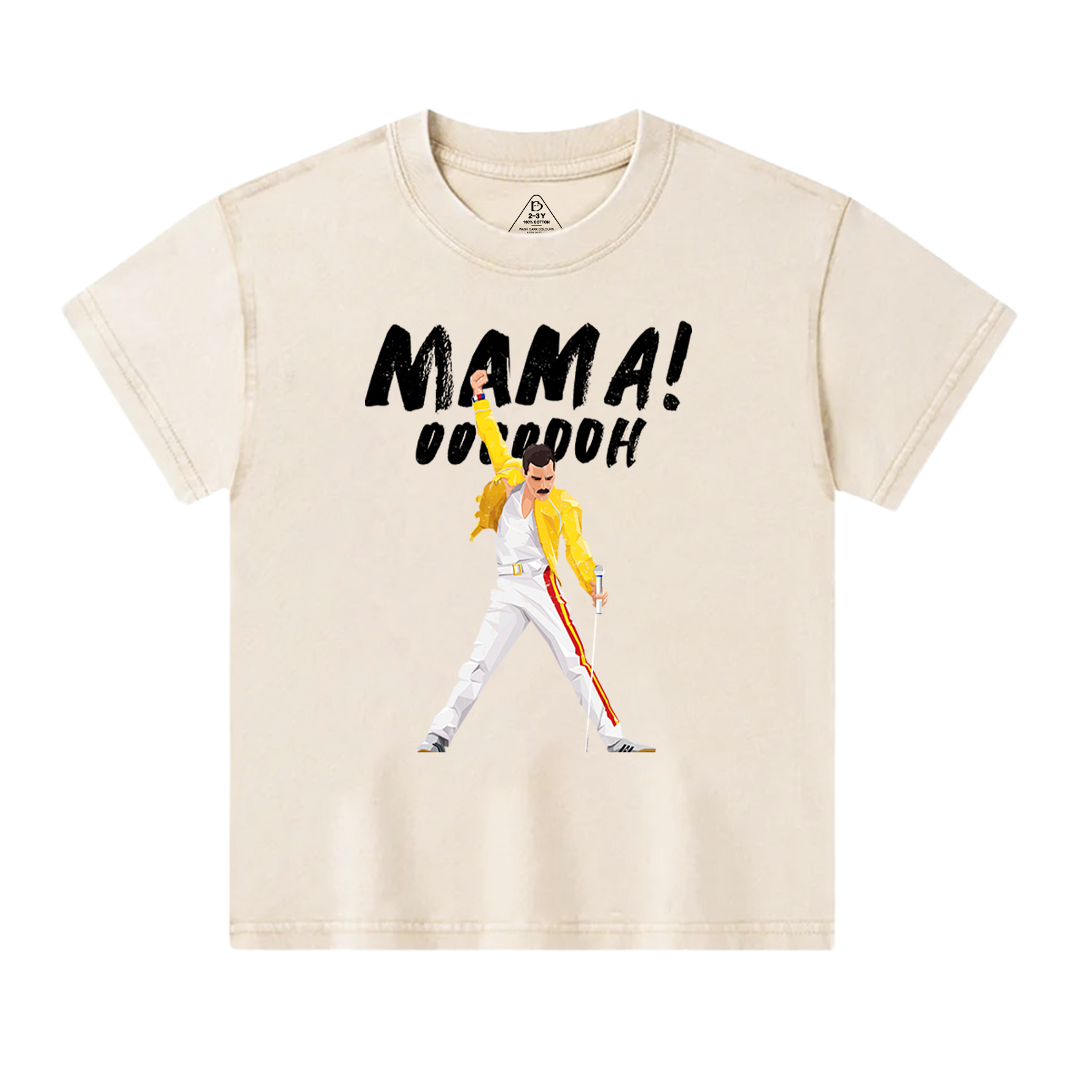 Music Picture Rock Toddler&Kids Washed Tees          