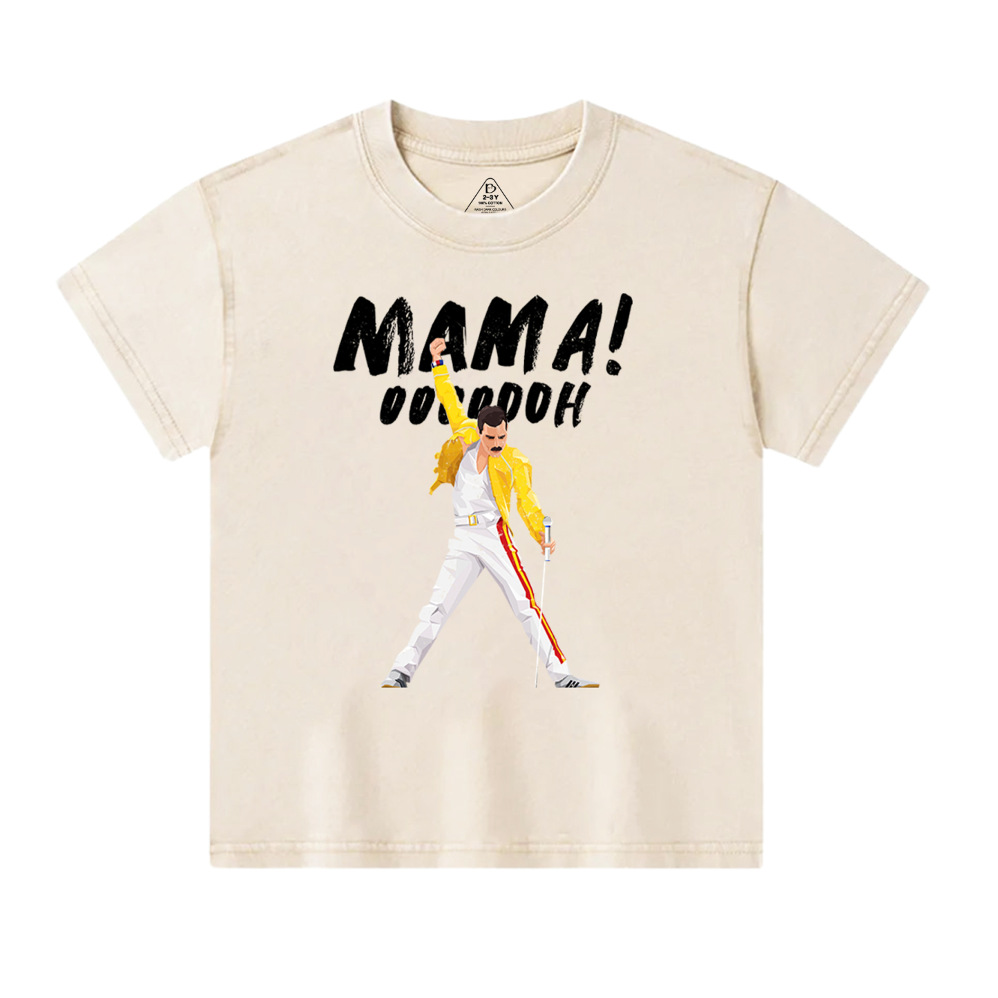 Music Picture Rock Toddler&Kids Washed Tees          