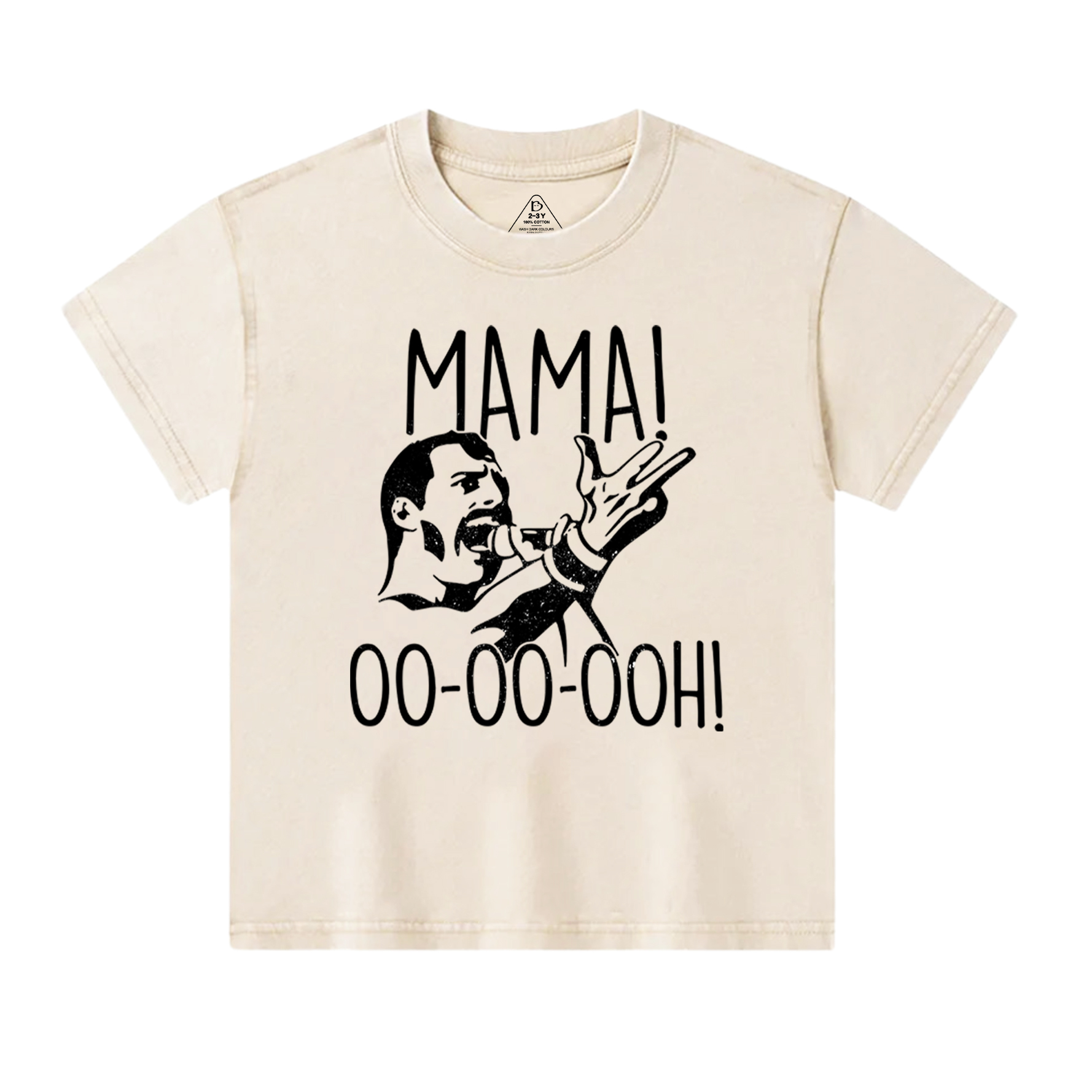 Unique Funny Iyrics Toddler&Kids Washed Tees