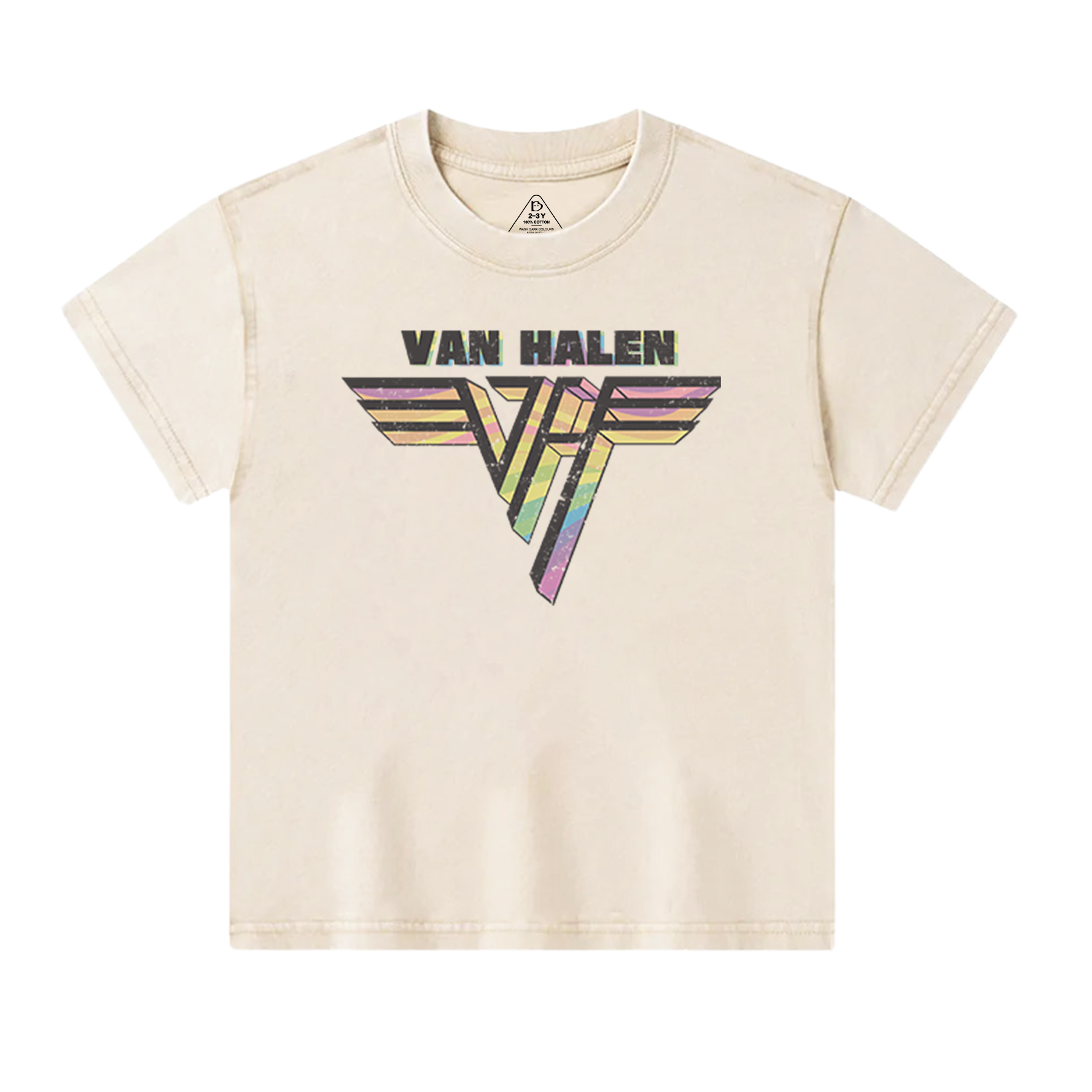 Baby Band Rainbow Toddler&Kids Washed Tees         