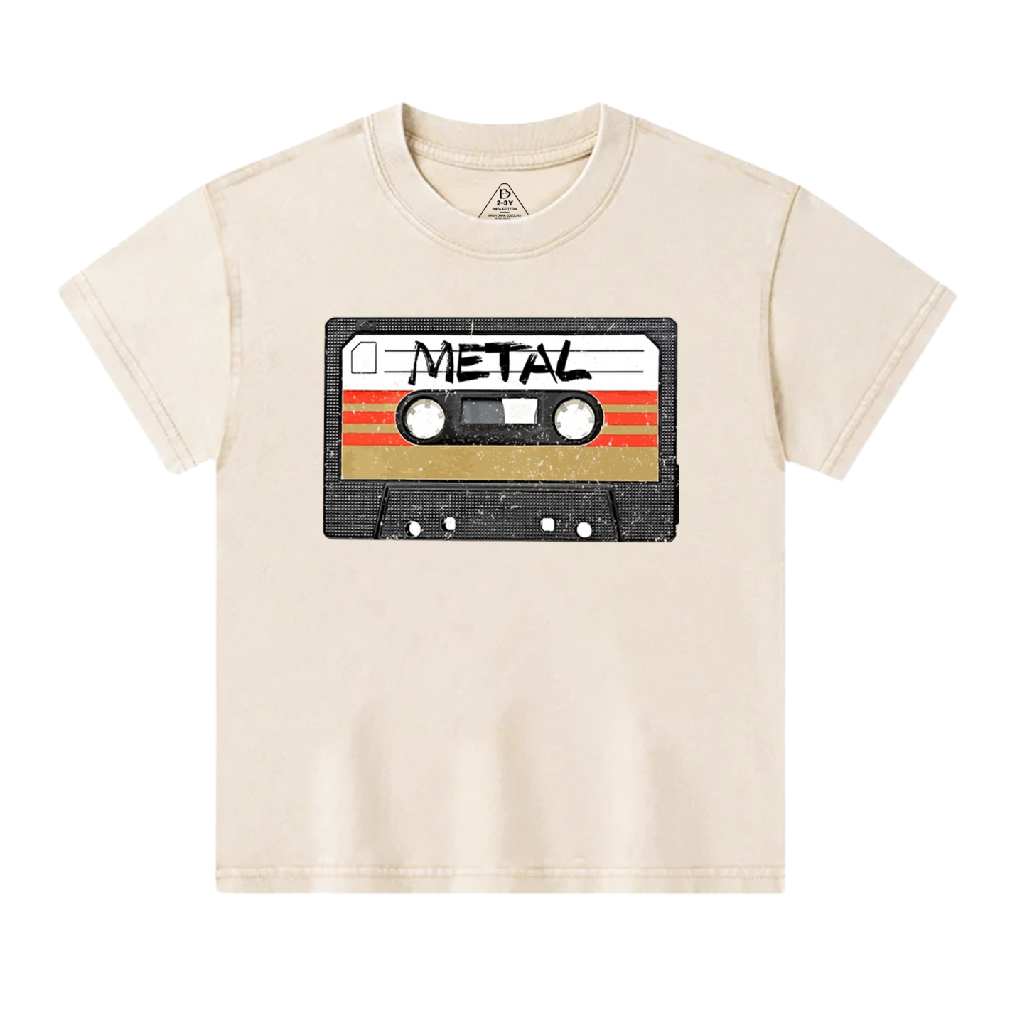 Heavy Metal Music Band Logo Classic Toddler&Kids Washed Tees          