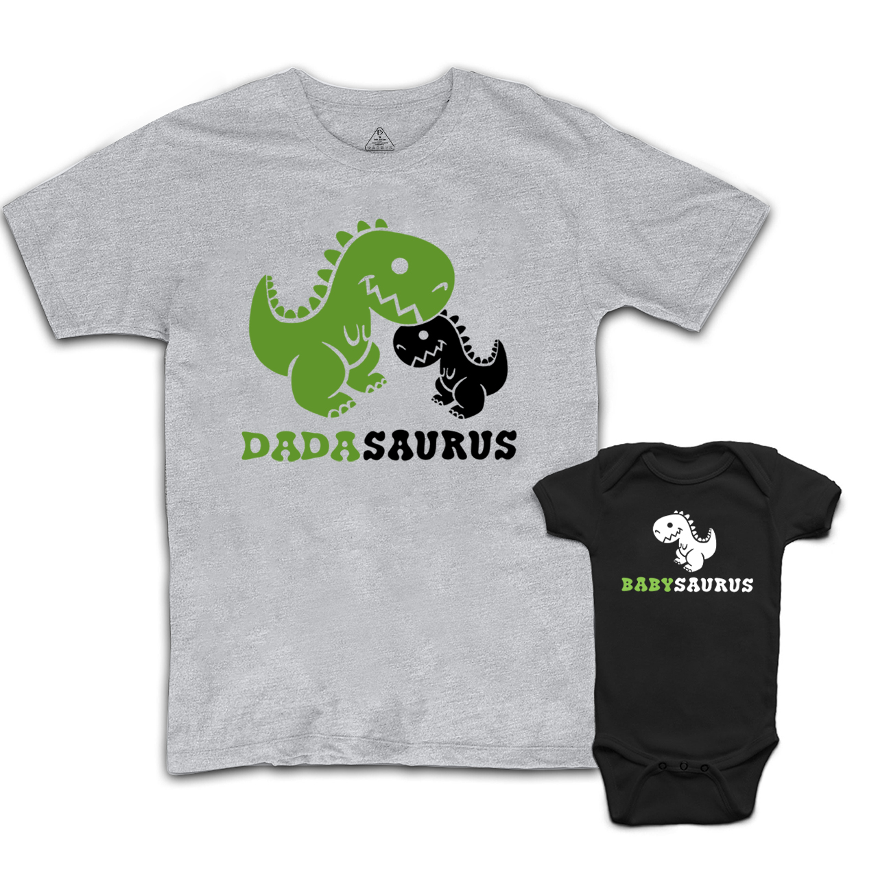 Cartoon Dinosaur Dad&Me Matching Shirts