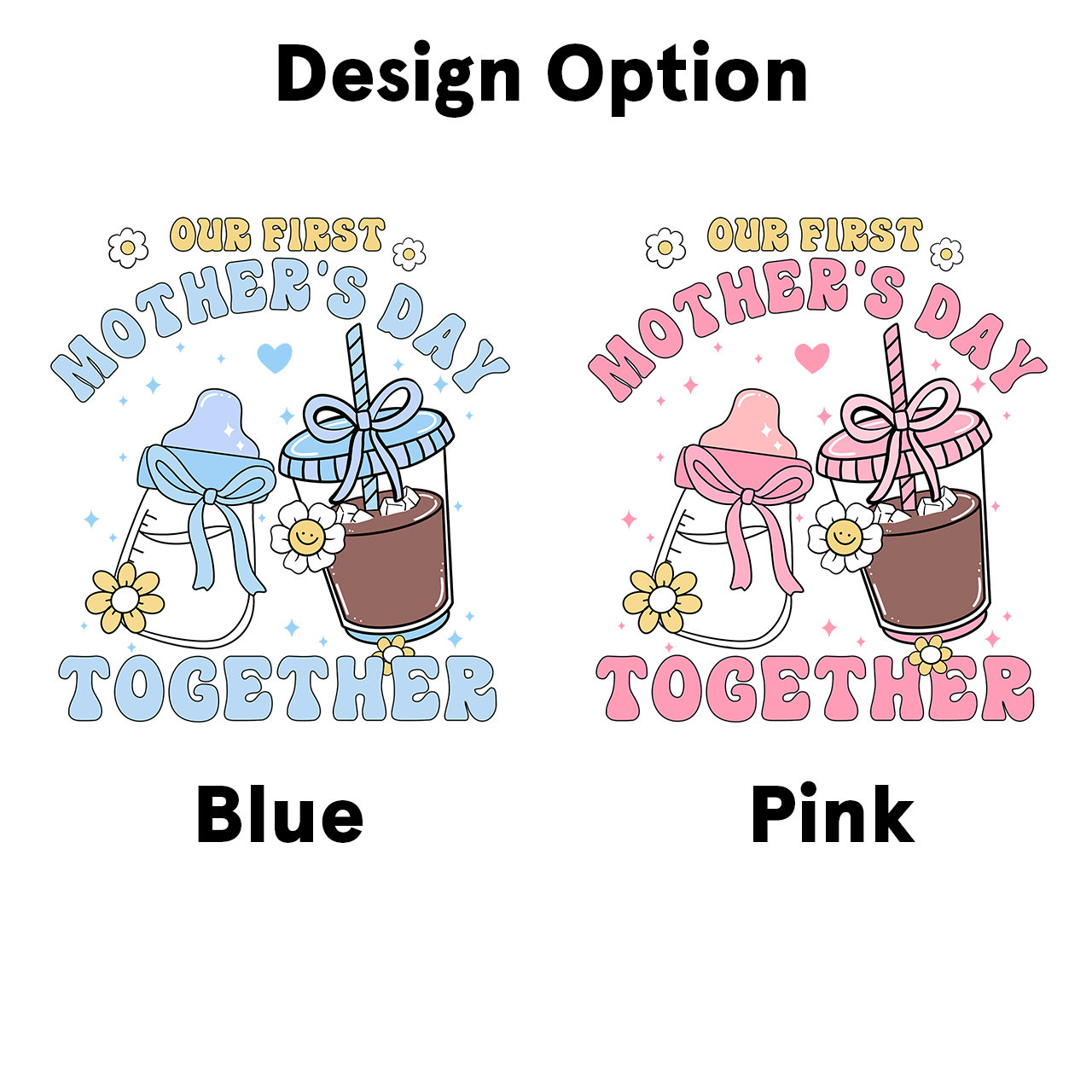 Personalized Our First Mothers Day Together Mom&Me Matching Tees