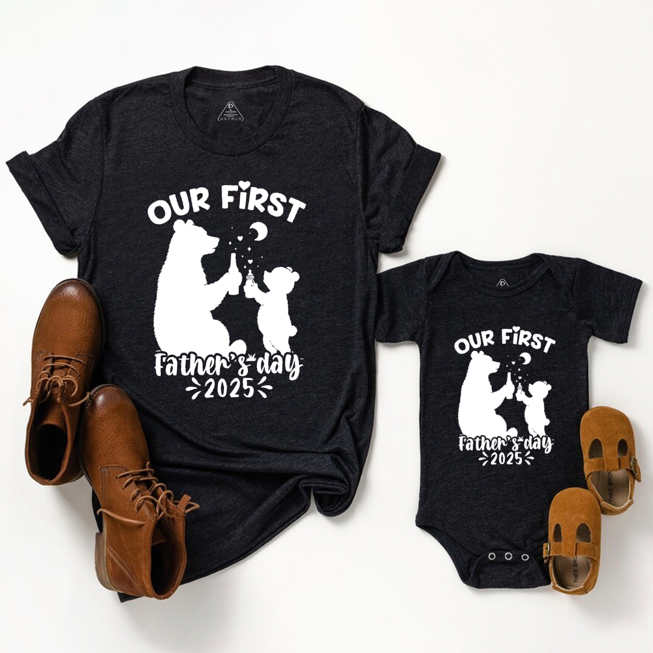 Our First Father's Day Dad&Me Matching Shirts