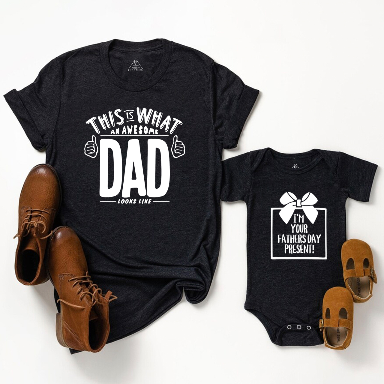 Father's Day Present Of Awesome Dad&Me Matching T-Shirts