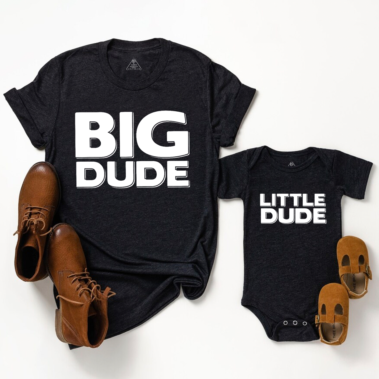 Big Dude Little Dude Dad&Me Matching T-Shirts