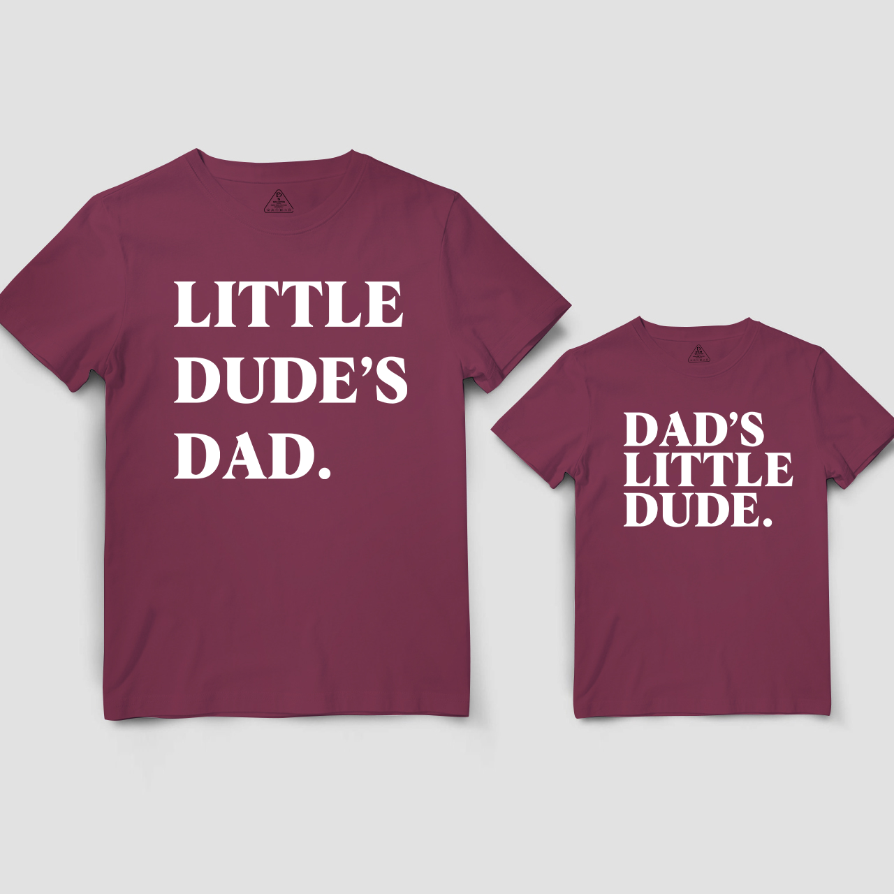 Matching Dad and me Bodysuit & Shirts (Little Dude's)