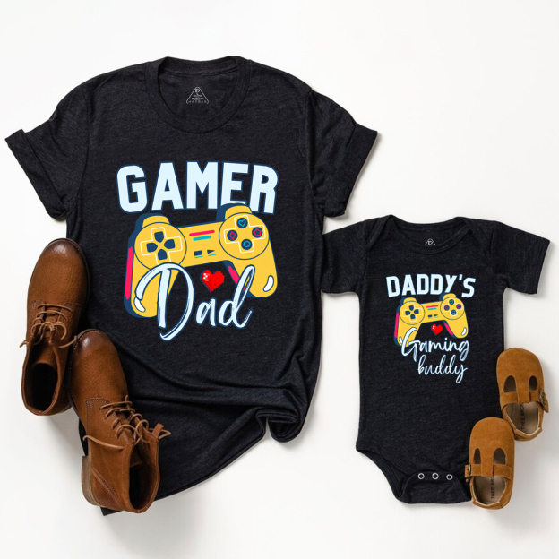 Daddy's Gaming Buddy Matching Shirts