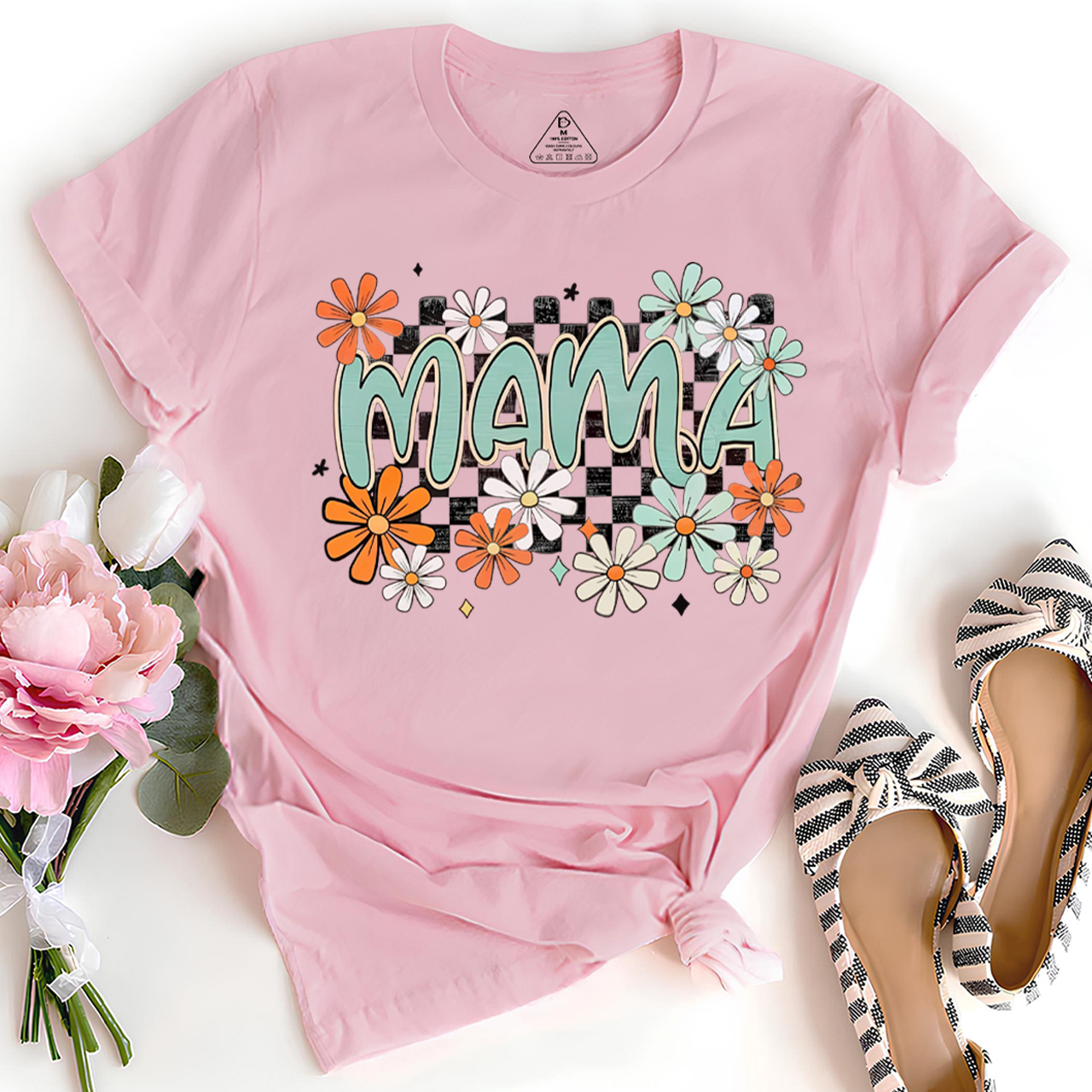 Floral Mama Mama T-Shirts
