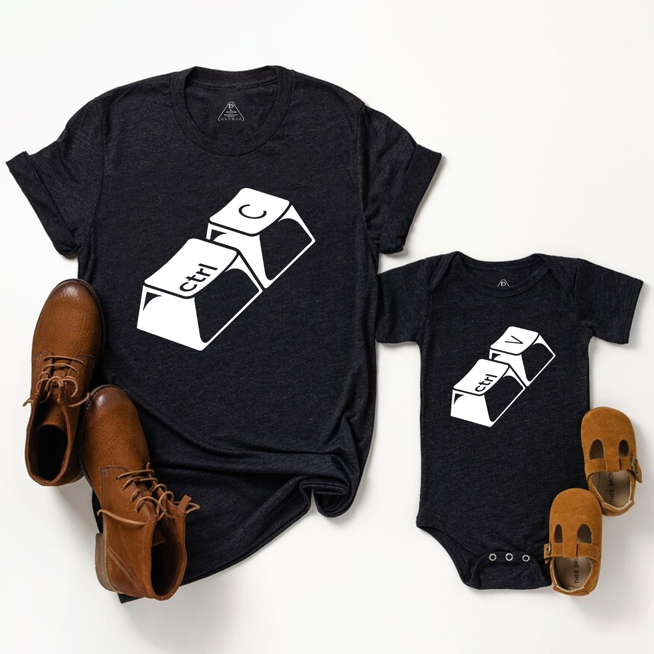 Funny Copy Paste Matching Dad and me Shirt