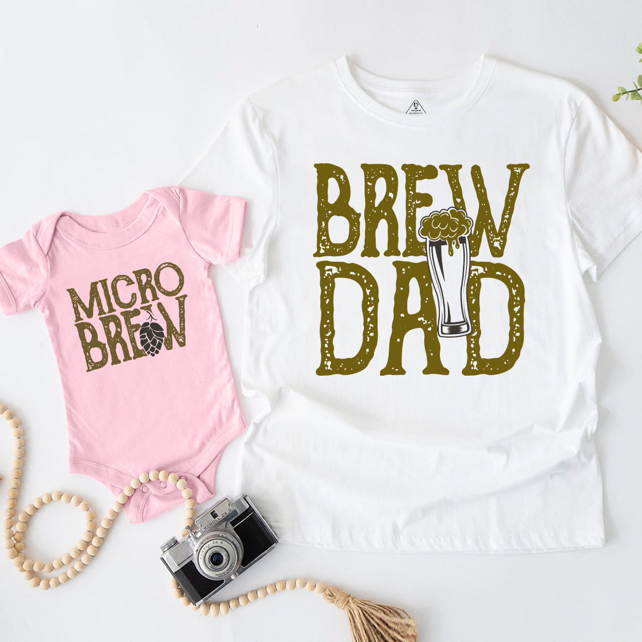 Brew Dad Micro Brew Matching Gift T-Shirts