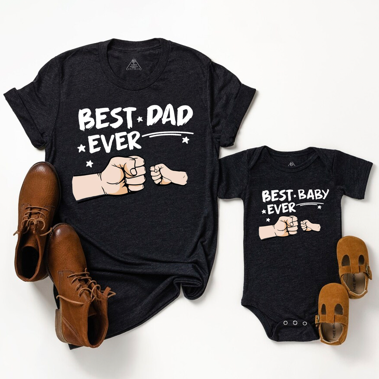 Personalized Best Dad Ever Dad&Me Matching Shirts