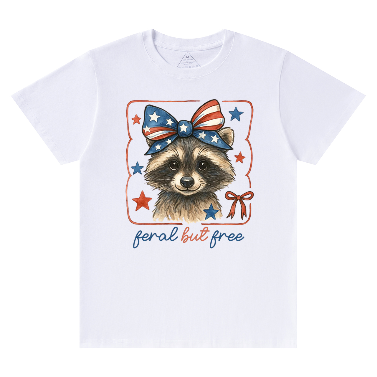 Feral But Free Raccoon Mama T-Shirts
