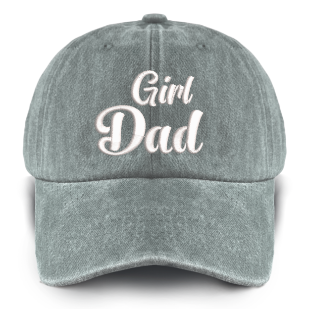 Personalized Girl & BoyDad Embroidered Baseball Cap