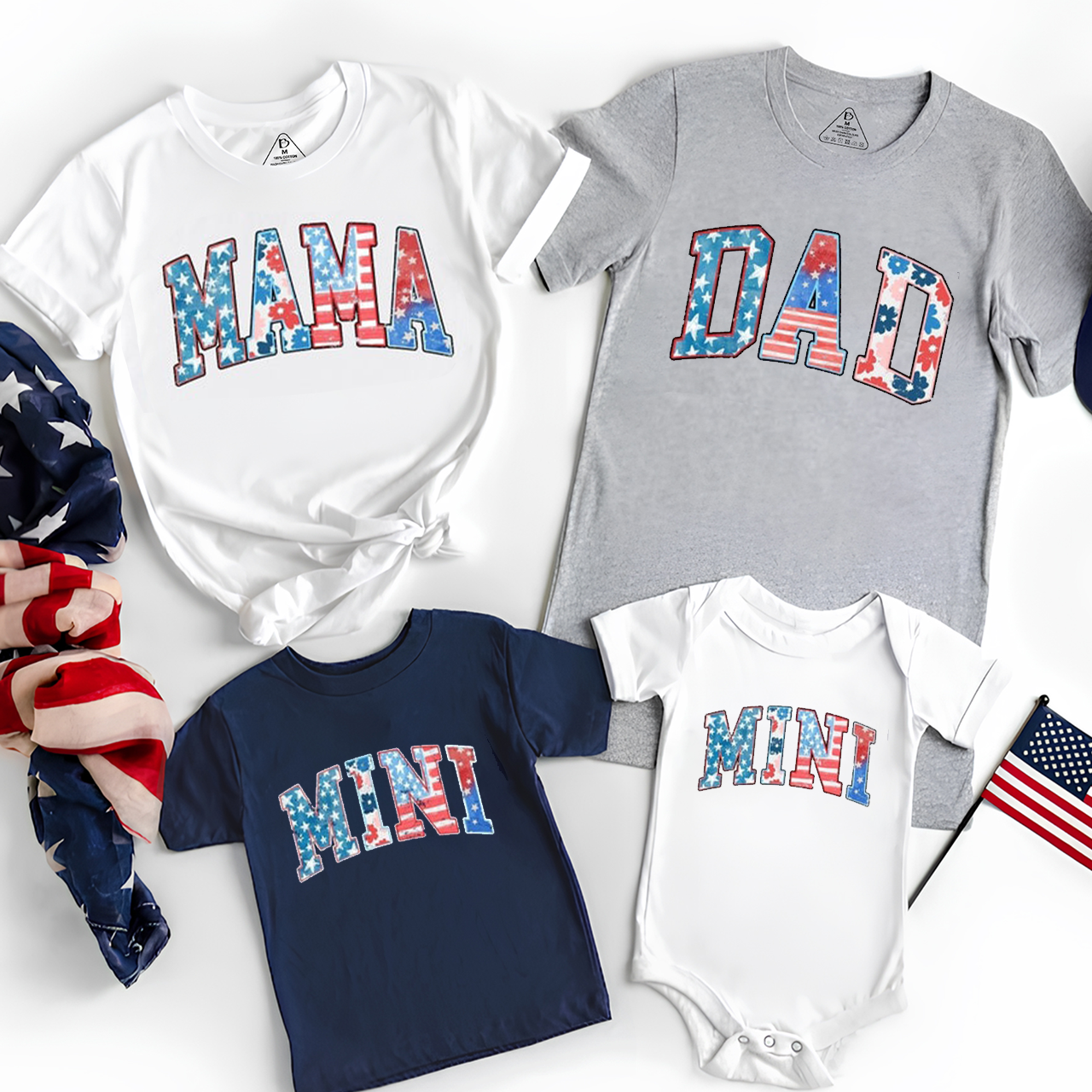 Personalized 4th Of July Family Matching Shirts