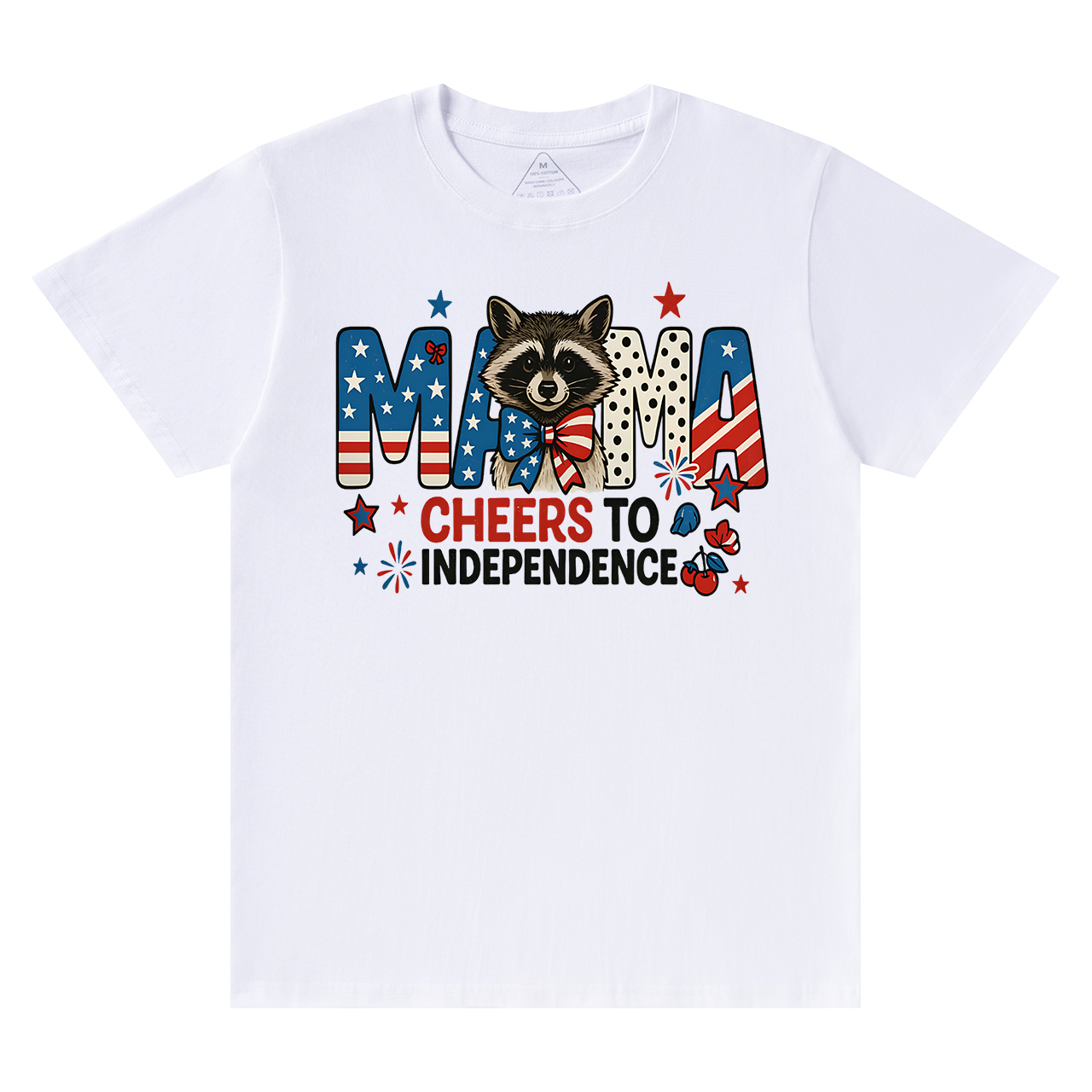 Patriotic Raccoon Mama T-Shirts