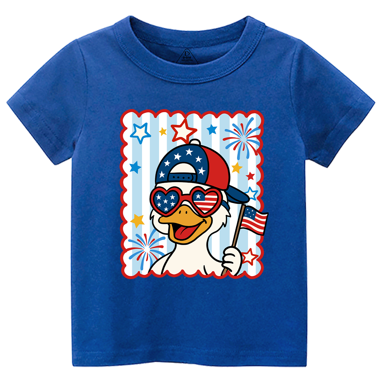 Patriotic Goose Toddler&Kid's Tees Beepumpkin 