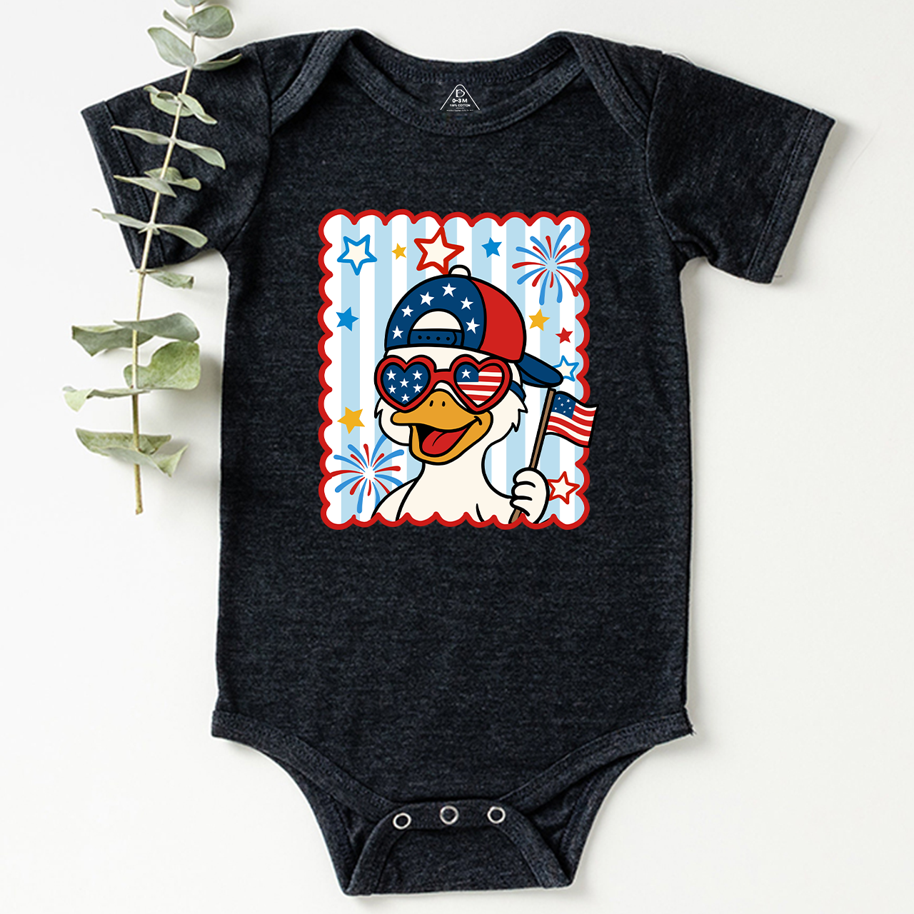 Patriotic Goose Bodysuit Beepumpkin