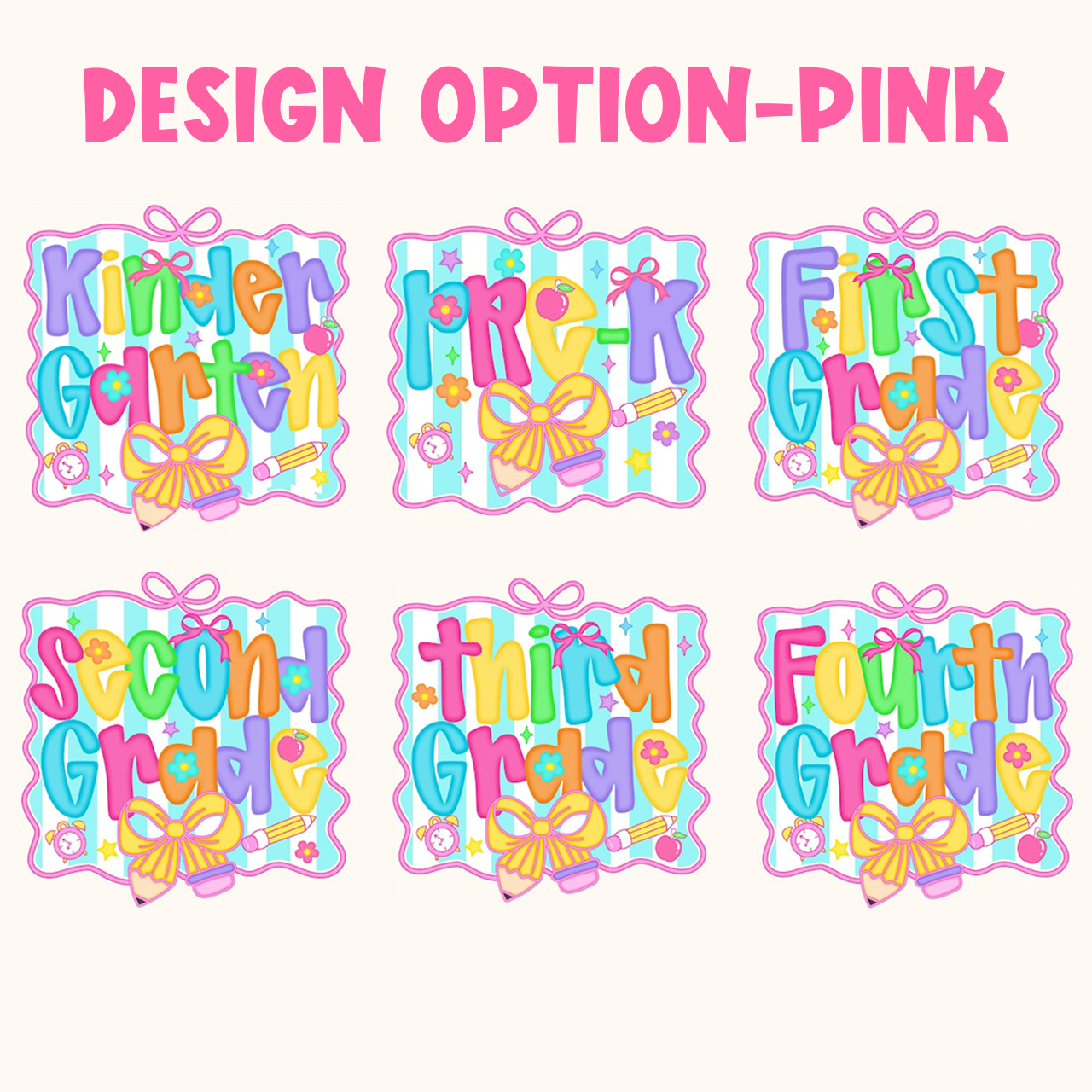 Personalized Preppy Back to School Bundle Toddler&Kid's Tees Beepumpkin 