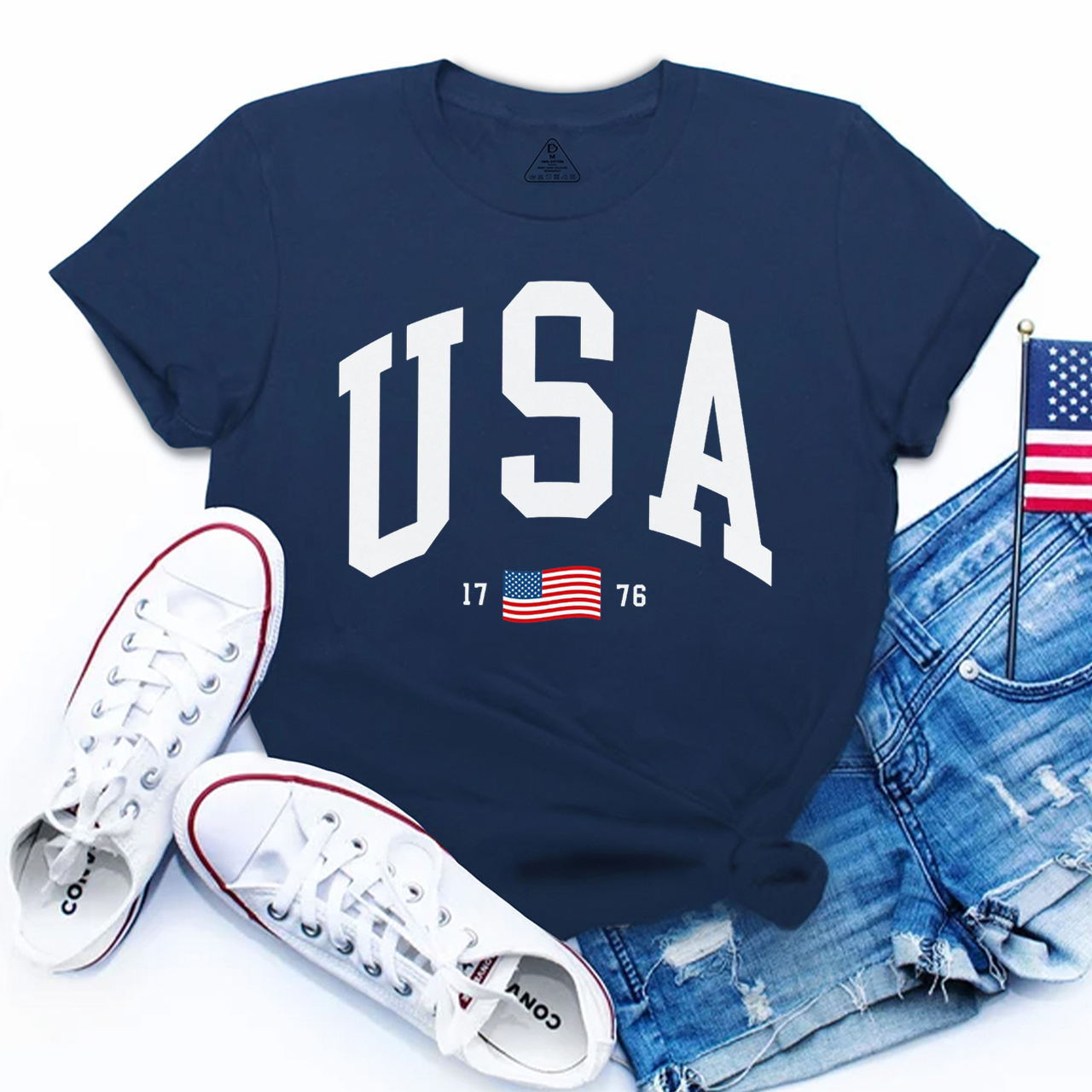 Retro 4th Of July Mama T-Shirts