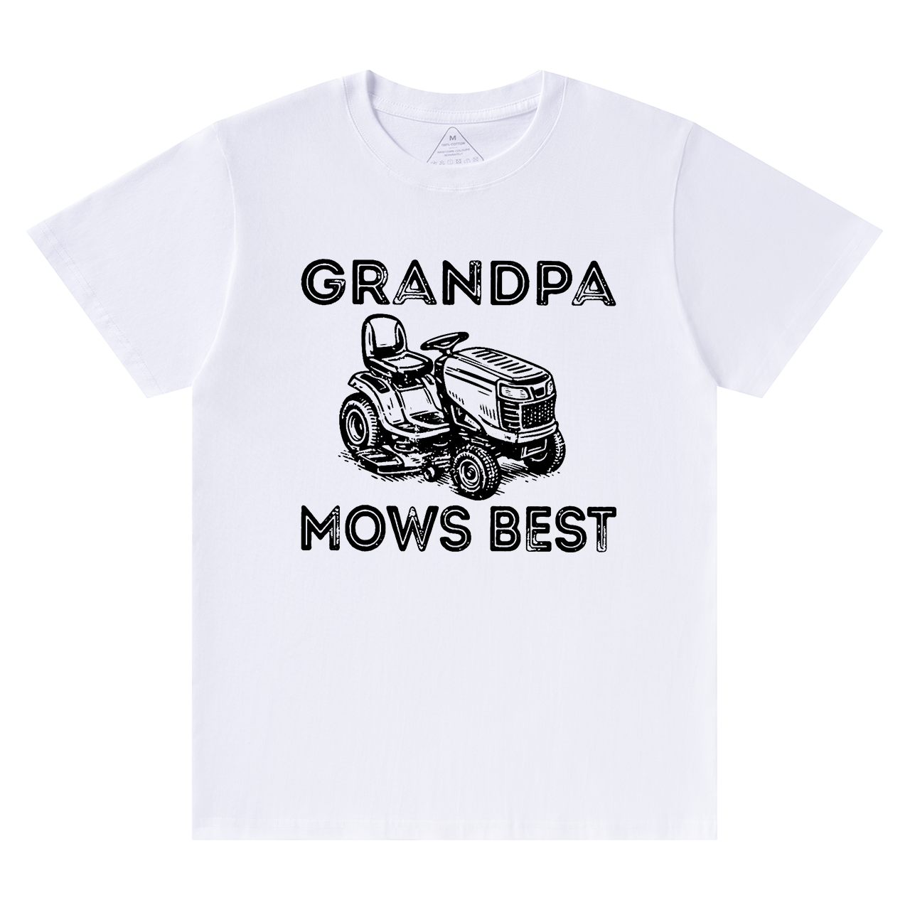 Personalized Grandpa Mows Best T-shirt