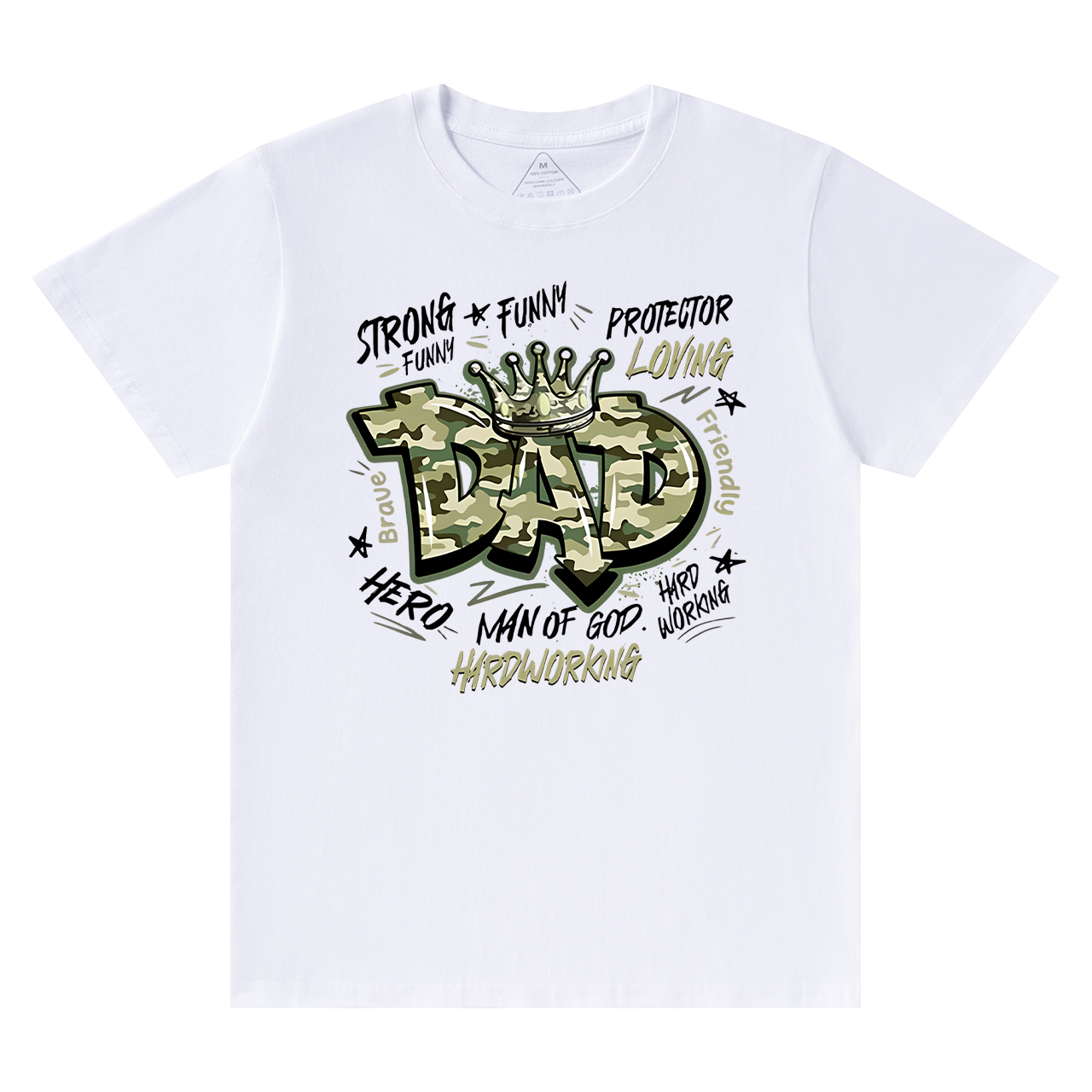 Camouflage Dad T-shirt