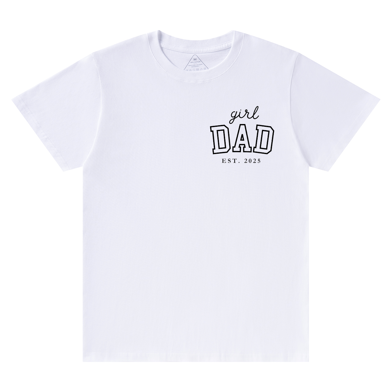 Personalized Girl Dad Est Year T-shirt