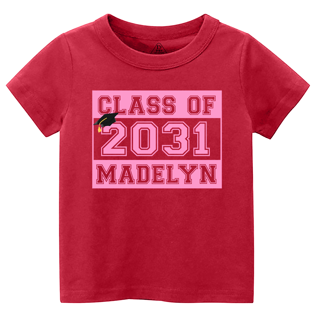 Personalized High School Graduation Class Toddler&Kids Tees