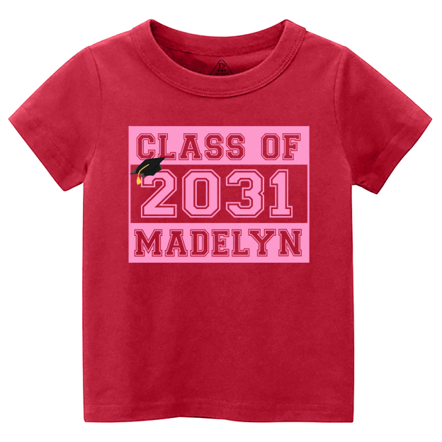 Personalized High School Graduation Class Toddler&Kids Tees