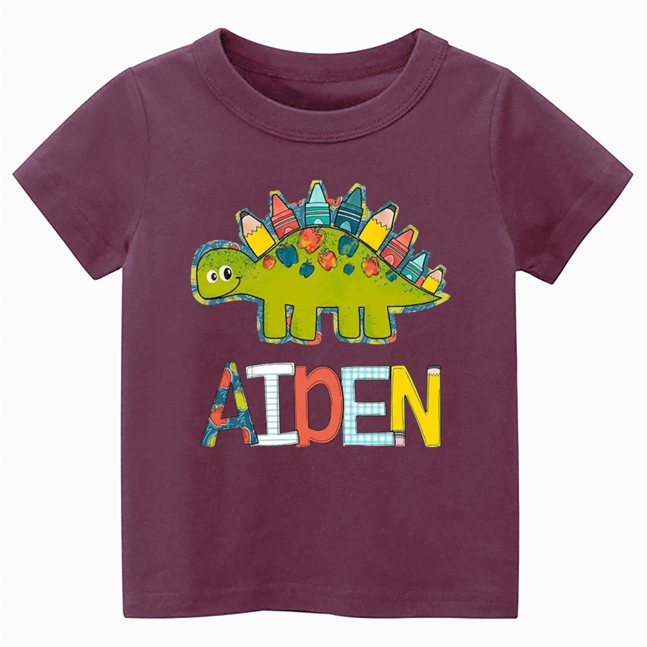 Personalized Back to School Dinosaur Kids Shirts