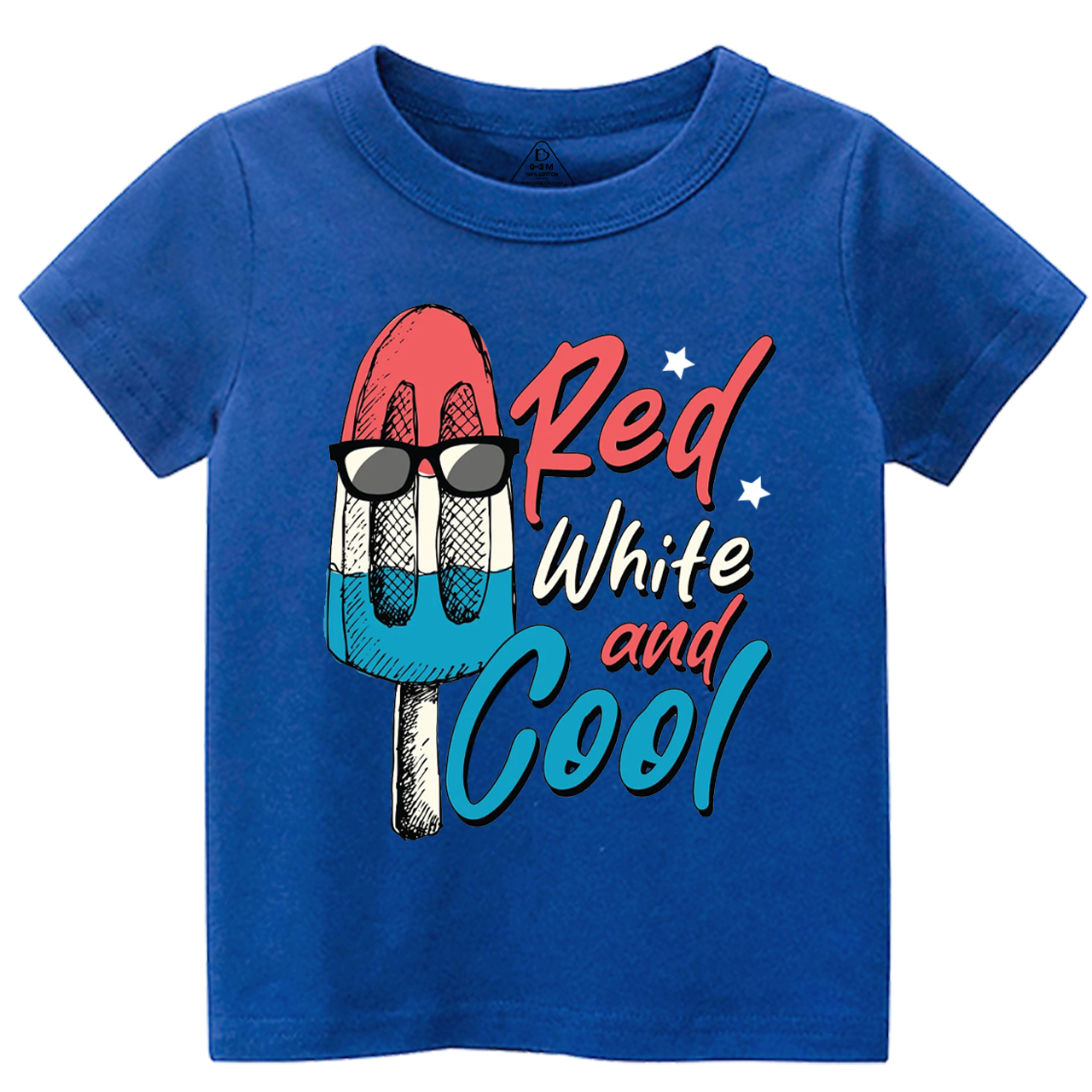 Red, White And Cool Toddler&Kid's Tees Beepumpkin