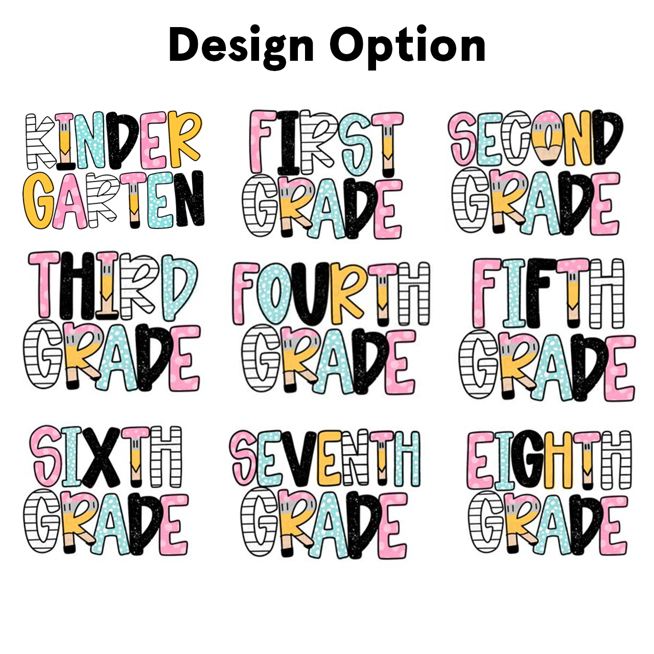 Personalized Retro Back To School Toddler&Kids Washed Tees