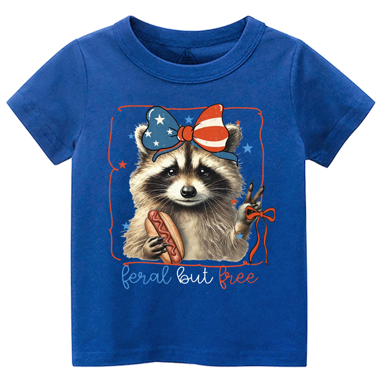 Feral But Free Raccoon Toddler&Kid's Tees Beepumpkin 