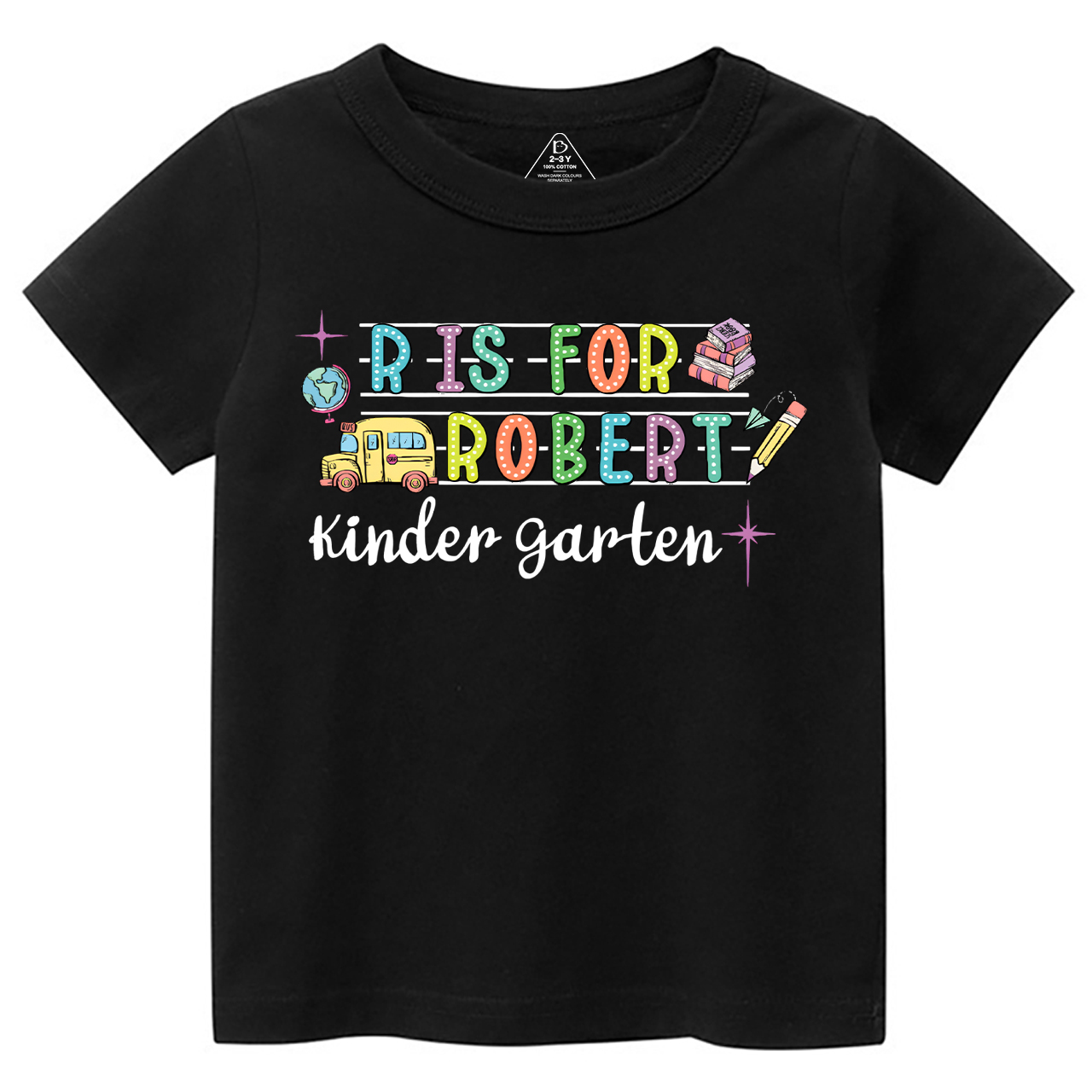 Personalized Alphabet Back To School Toddler&Kid's Tees Beepumpkin