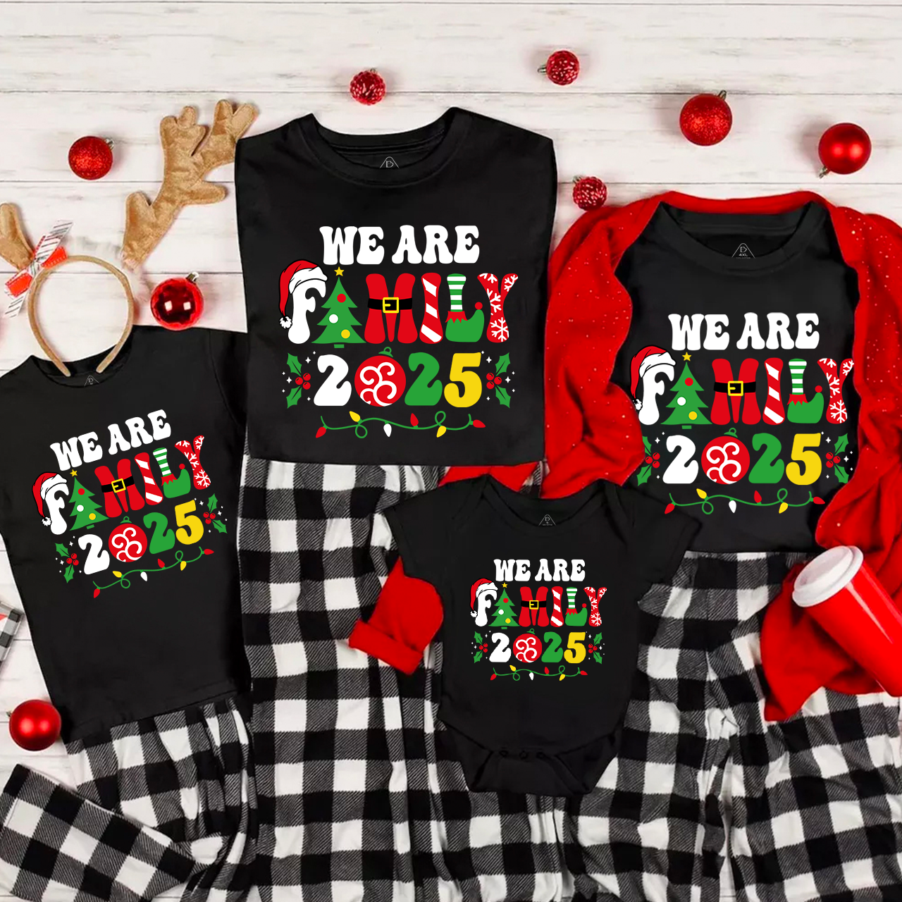We Are Family Christmas Matching Shirts Beepumpkin