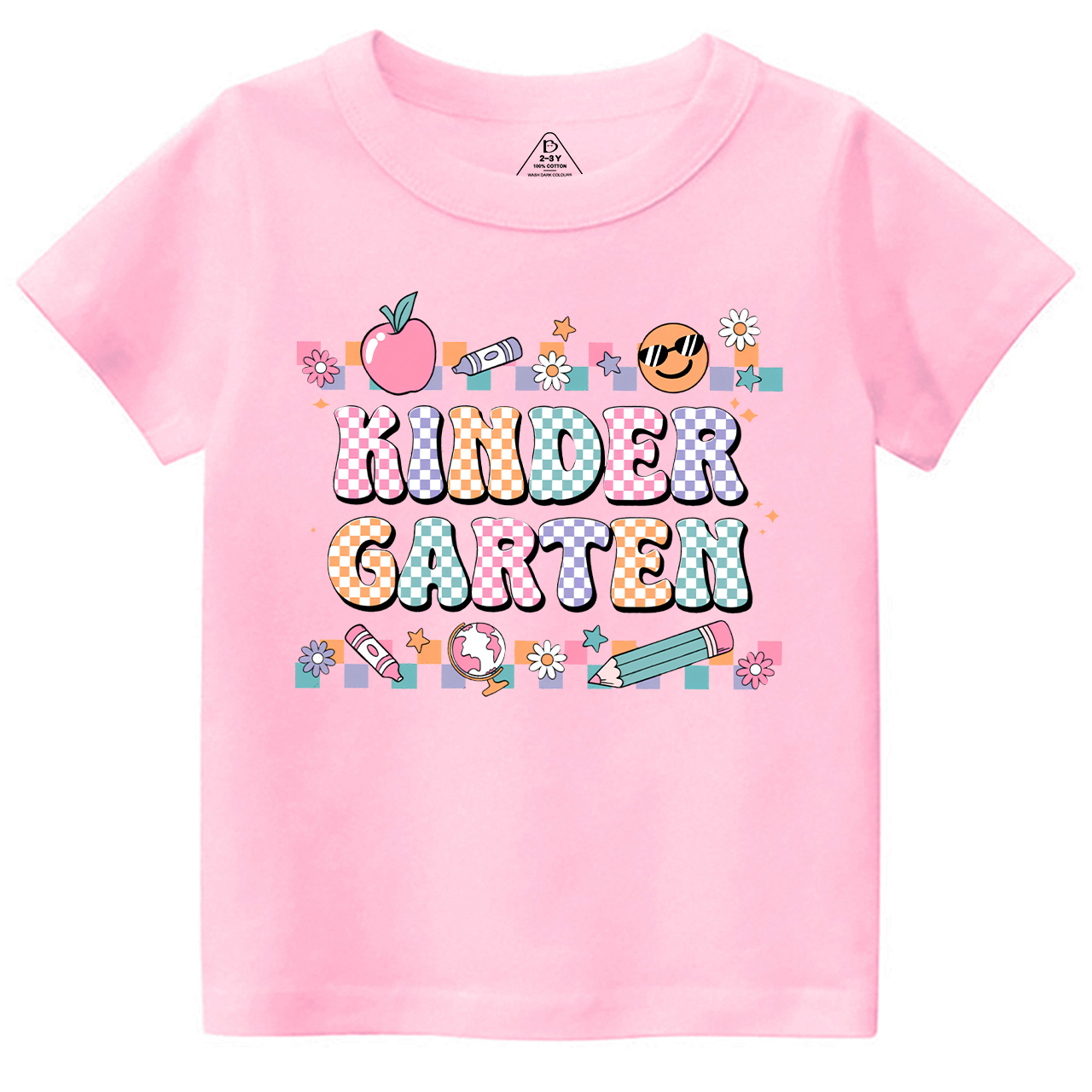 Personalized Lattice Grade Toddler&Kid's Tees Beepumpkin