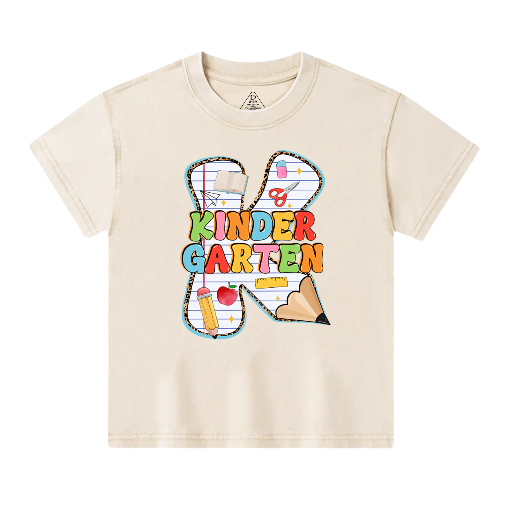 Personalized Alphabet Book Toddler&Kids Washed Tees