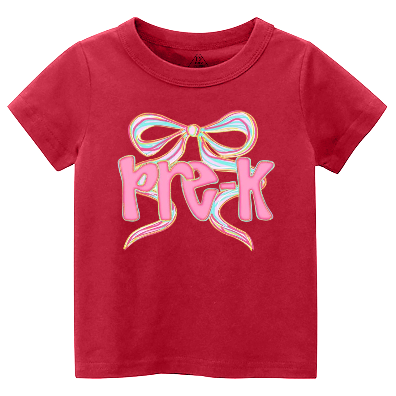 Personalized Bow Grade Toddler&Kid's Tees Beepumpkin