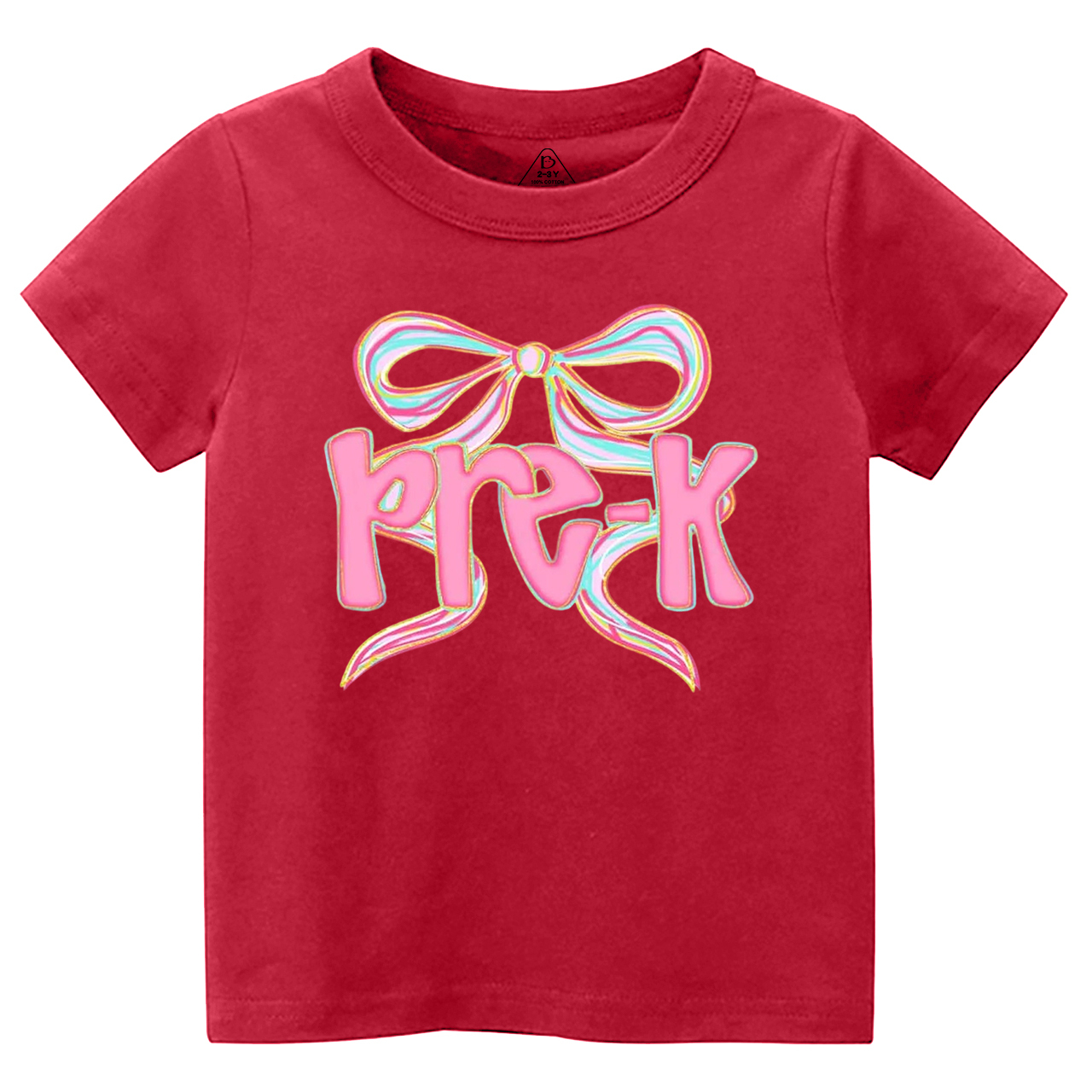 Personalized Bow Grade Toddler&Kid's Tees Beepumpkin