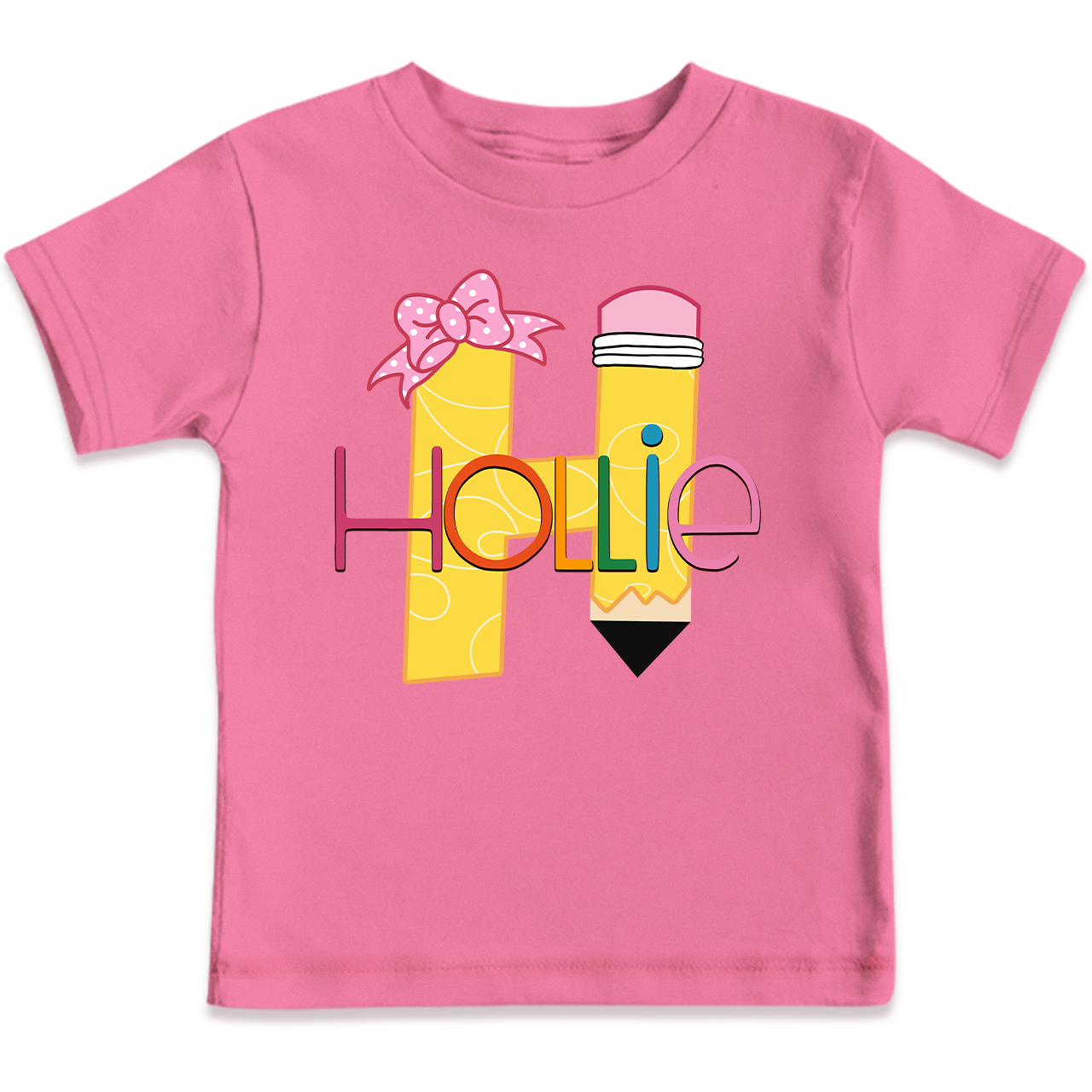 Easter Custom Name Bunny Excavator Kids T-Shirt